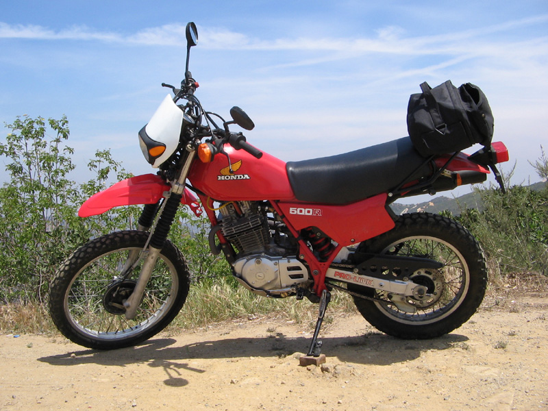 Honda XL500R Enduro Motorcycle Left Side